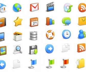Kostenlose Web Icons Icons Pack
