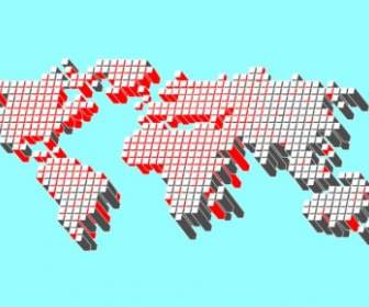 Freie Welt Karte Vektor