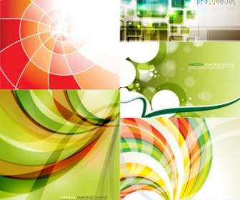 Fresh And Dynamic Posters Vector