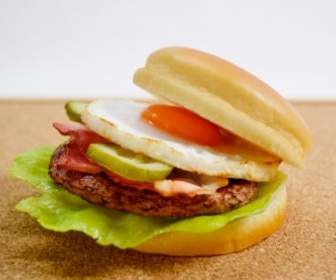 Spiegelei-hamburger