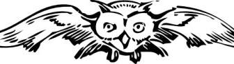 Front View Owl Clip Art