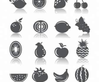 Iconos De Frutas
