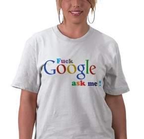 Fuck Google Ask Me Vektor-Logo