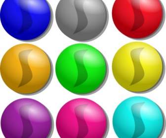 Game Marbles Dots Clip Art
