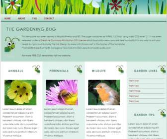 Gardening Bug Template