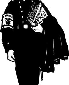 Gendarme Dengan Kamus Clip Art