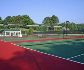 Cour De Cour De Tennis Géorgie