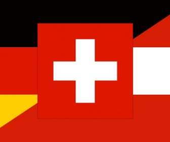 독일 언어 국기 클립 아트