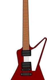 Gibson Explorer Gitar Clip Art