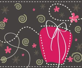 Gift Box Christmas Cute Illustration