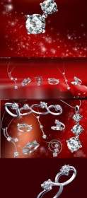 Gift Of Love Diamond Ring Jewelry Psd Layered Graph