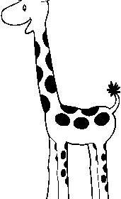 Girafa Olhando