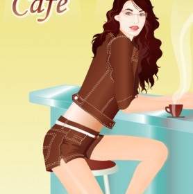 Cafebar の女の子