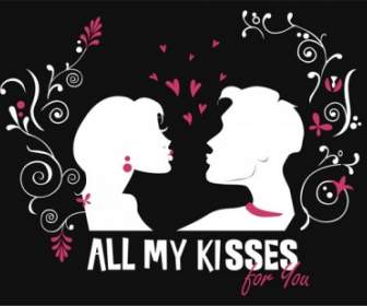 Give You All My Kisses Vector