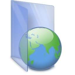 globe earth folder