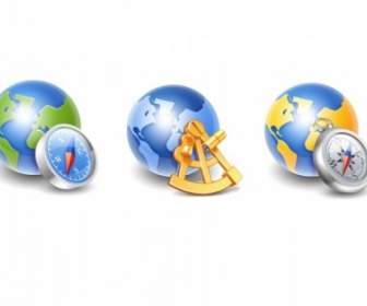 Globus Symbole Icons Pack