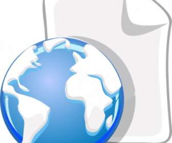 Globe Kertas Dunia Bumi Clip Art
