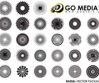 Medios Ir Producidos Vector Patrón Circular