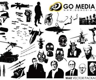 Go Media Produziert Vektor Krieg Thema