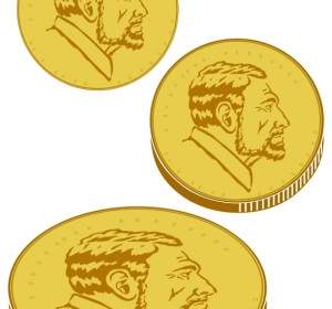 Moneta D'oro Per Plotter