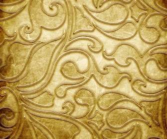 Gold Kupferstich Muster Eingraviert Hd-Bild
