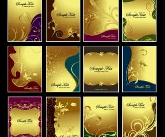 Gold Pattern Vector Subject