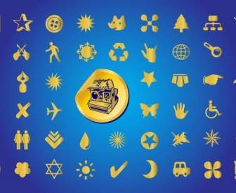 Gold-Symbole