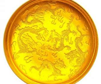Golden Dragon Plate