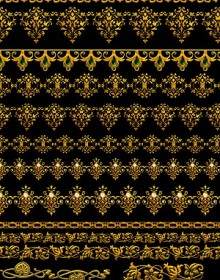 Golden Gorgeous Lace Psd Layered
