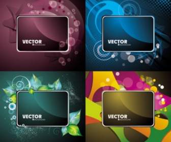 Gorgeous Card Background Vector