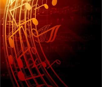 Gorgeous Classical Music Background Vector