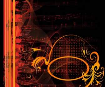 Gorgeous Classical Music Background Vector