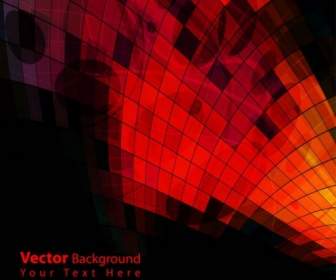 Wunderschöne Dynamische Rot Hintergrund-Feld-Vektor