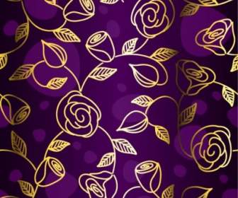 Gorgeous Fabric Pattern Background Vector