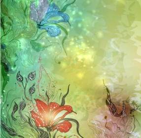 Vector Illustrator De Magnifiques Fleurs