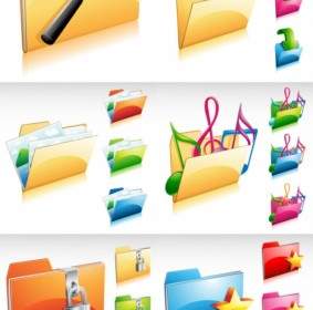 Gorgeous Folder Icon Vector