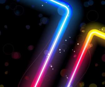 Gorgeous Neon Effects Vector