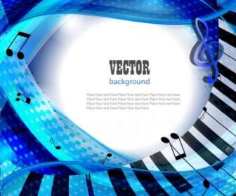 Gorgeous Piano Key Background Vector