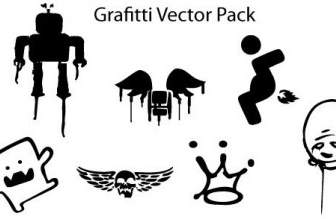 Graffiti Kostenlose Vector Pack