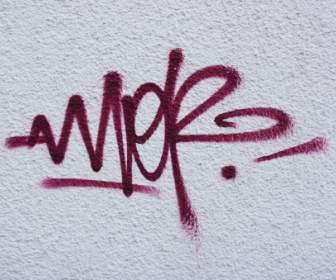 Grunge Mur De Graffitis