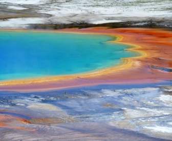 Grand Prismatic Spring Yellowstone Thermal Feature