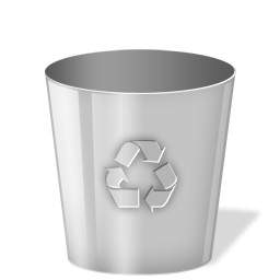 Gray Recycle Bin