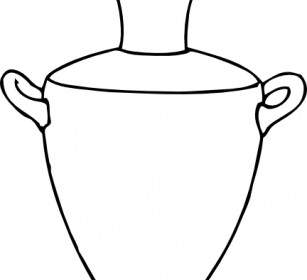 Griechische Amphore Keramik ClipArt