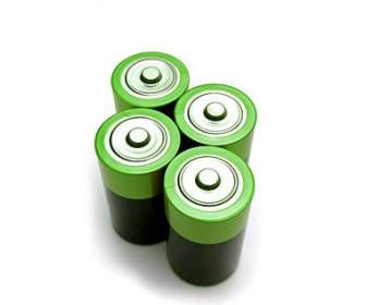 緑色のバッテリ画像