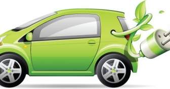 綠色汽車向量