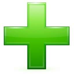 Зеленый крест знак