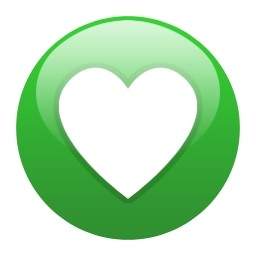 Green Globe Heart