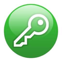Grüne Kugel-Schlüssel