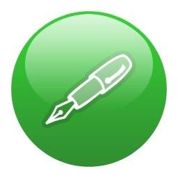 Зеленый глобус ручка
