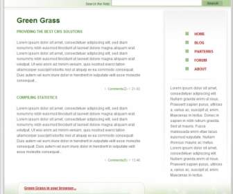 Modelo De Grama Verde